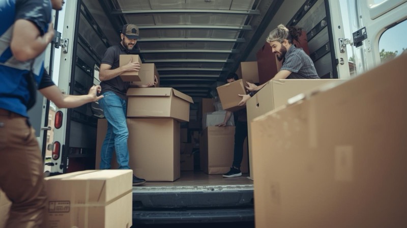 Moving professional at work