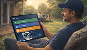 AI agents for home services capturing leads, scheduling jobs, and automating customer follow-up so business owners can reduce workload, increase revenue, and reclaim personal time.